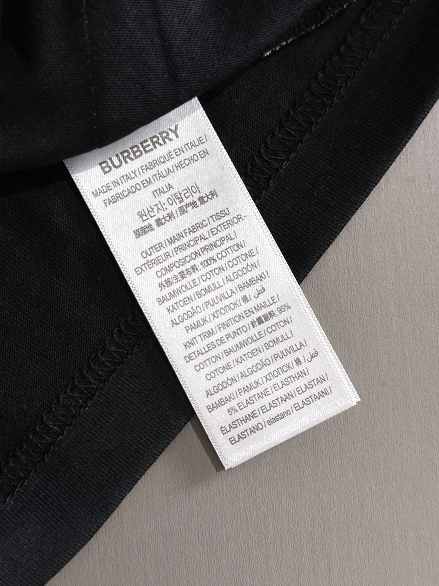 BBR BURBERRY 2026New Arrival logo Same Style t · 260 100％ · 32 · ：Black Size：S M L XL
